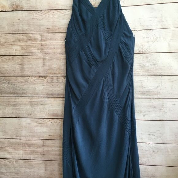FREE PEOPLE FOUR PANEL MAXI DRESS IN DEEP TEAL - Picture 3 of 11